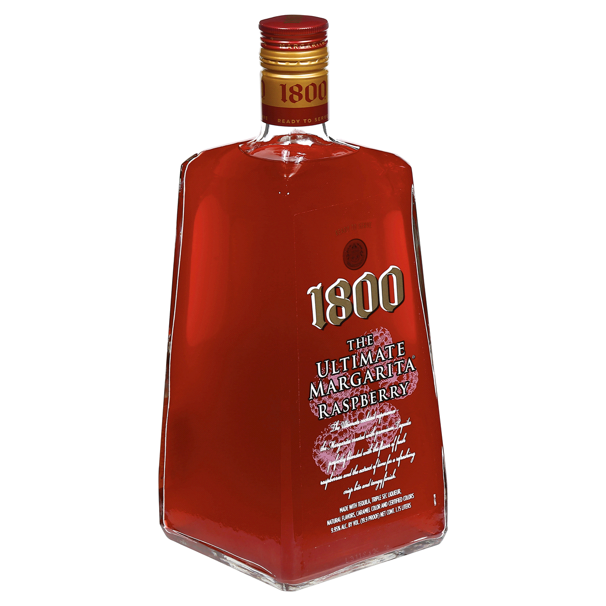 slide 4 of 4, 1800 Raspberry Ready To Drink Margarita, 1.75 liter