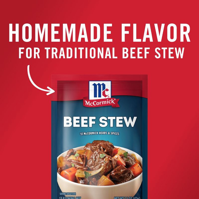 slide 12 of 21, McCormick Classic Beef Stew Seasoning Mix - 1.5oz, 1.5 oz