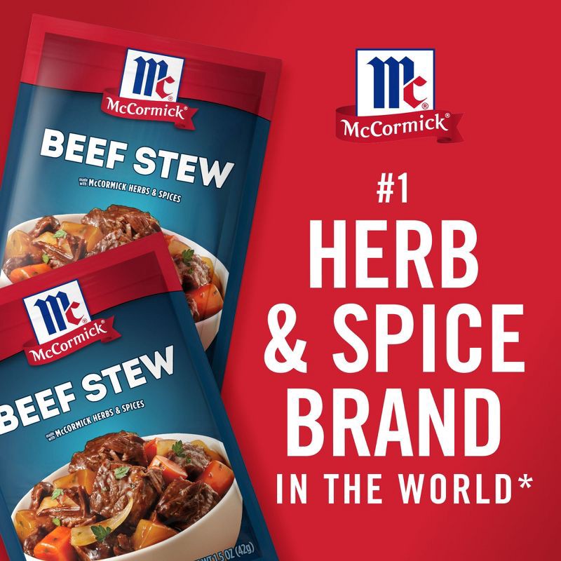 slide 17 of 21, McCormick Classic Beef Stew Seasoning Mix - 1.5oz, 1.5 oz