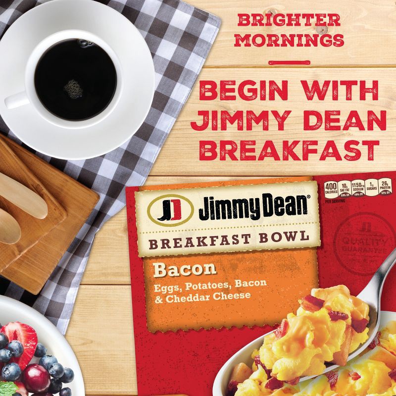 slide 2 of 4, Jimmy Dean Frozen Bacon Breakfast Bowl - 7oz, 7 oz
