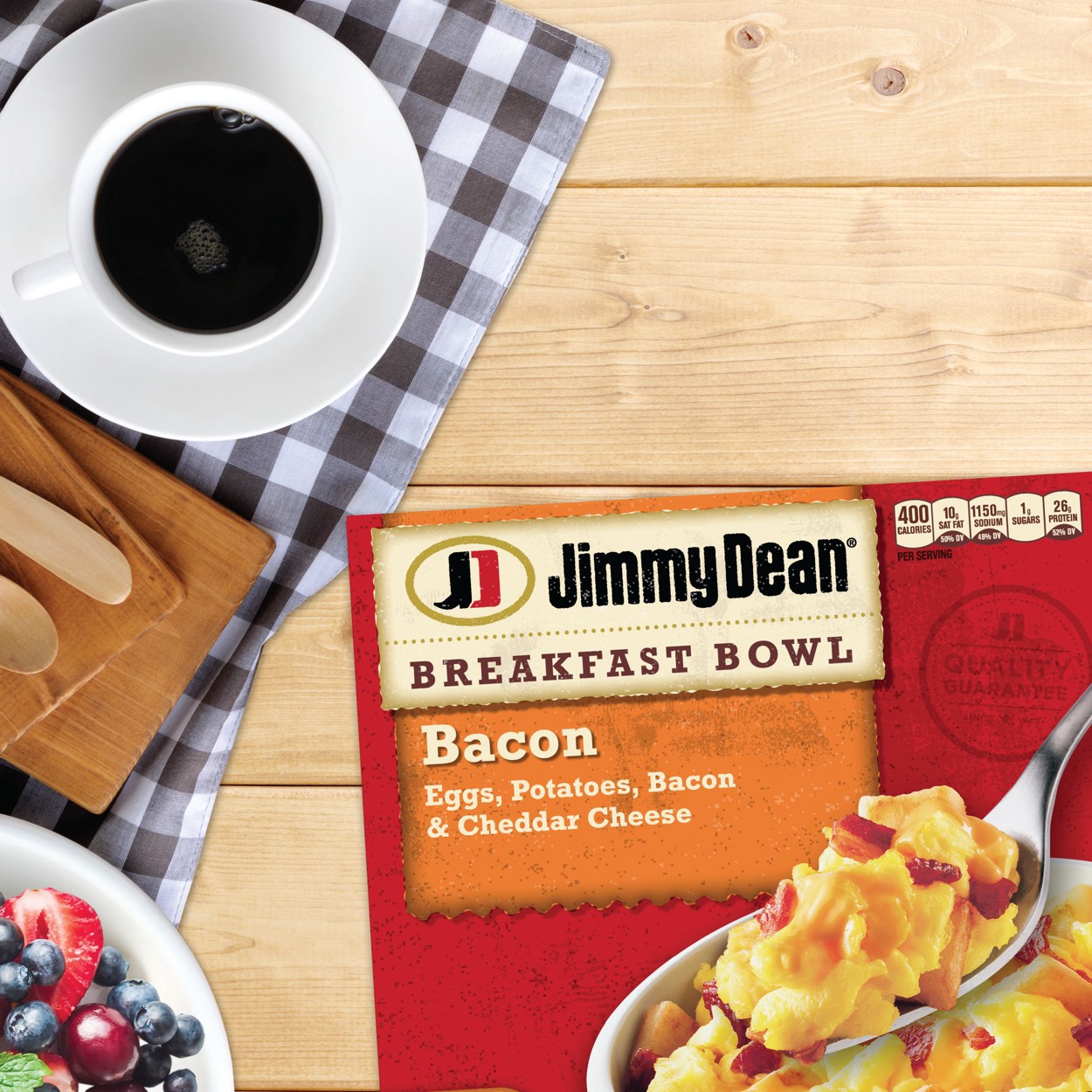 slide 11 of 11, Jimmy Dean Frozen Bacon Breakfast Bowl - 7oz, 7 oz