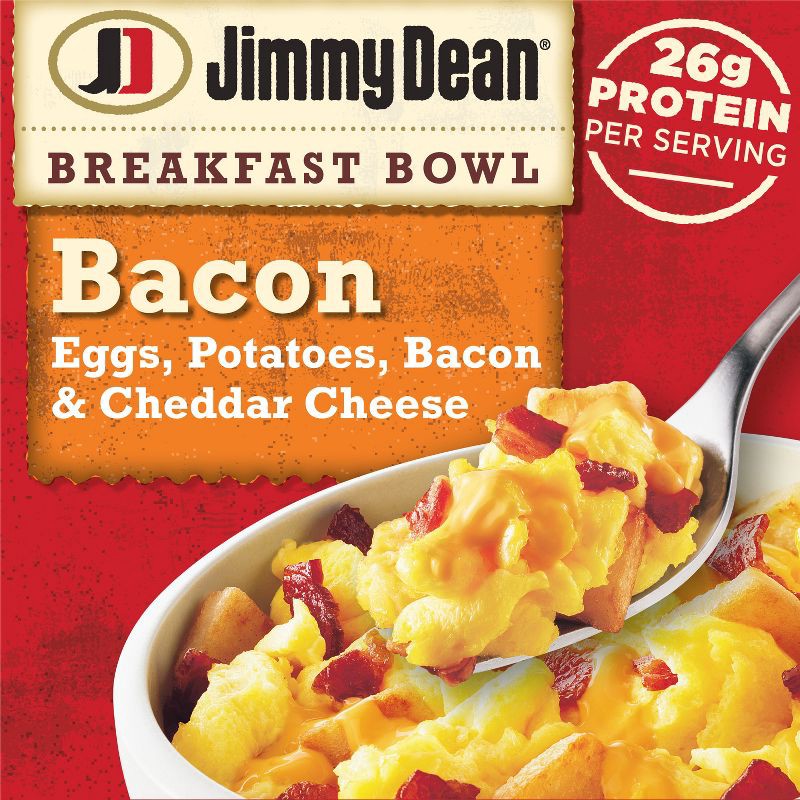 slide 1 of 11, Jimmy Dean Frozen Bacon Breakfast Bowl - 7oz, 7 oz