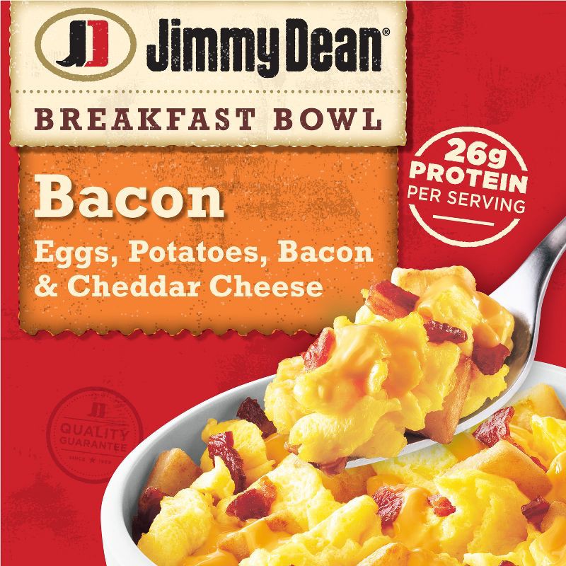 slide 1 of 10, Jimmy Dean Frozen Bacon Breakfast Bowl - 7oz, 7 oz