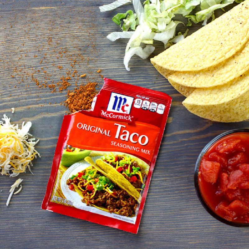 McCormick Taco Seasoning Mix, 1 oz Mixed Spices & Seasonings 