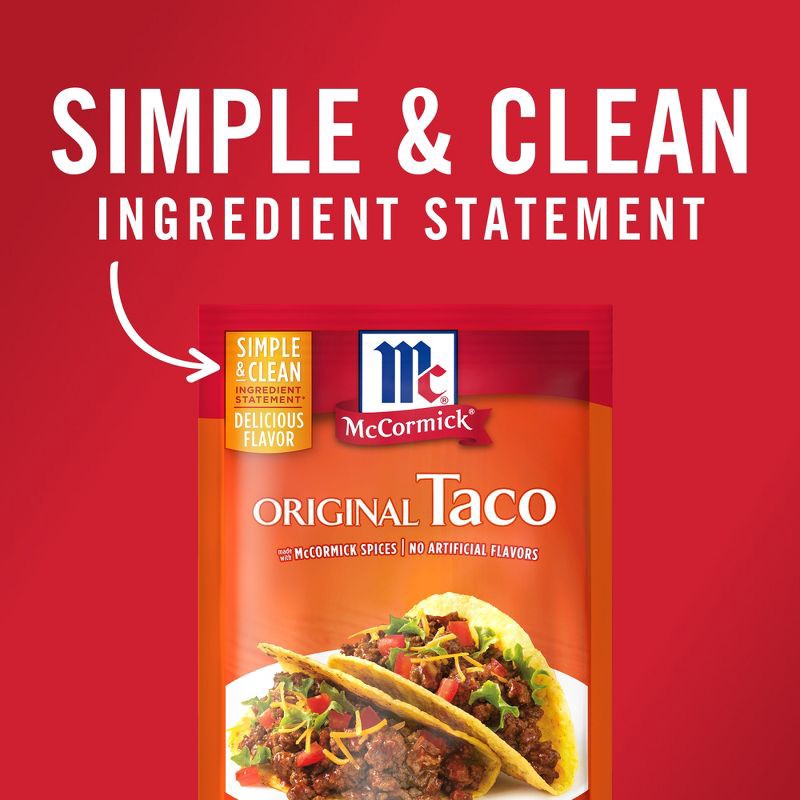 slide 16 of 20, McCormick Original Taco Seasoning Mix -1oz, 1 oz