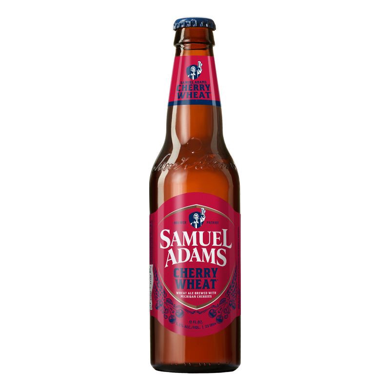 slide 2 of 6, Samuel Adams Cherry Wheat Beer - 6pk/12 fl oz Bottles, 6 ct; 12 fl oz