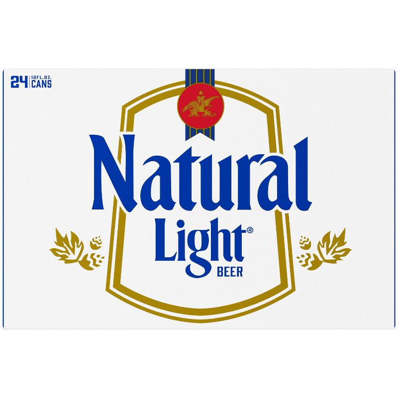 slide 5 of 11, Natural Light Beer - 24pk/12 fl oz Cans, 24 ct; 12 fl oz