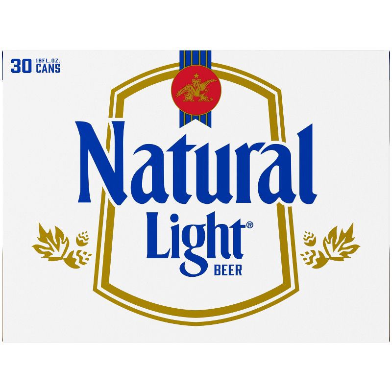 slide 7 of 10, Natural Light Beer - 30pk/12 fl oz Cans, 30 ct; 12 fl oz