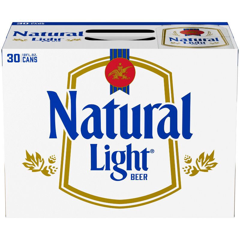 slide 9 of 10, Natural Light Beer - 30pk/12 fl oz Cans, 30 ct; 12 fl oz