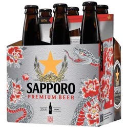Sapporo Premium Beer - 6pk/12 fl oz Bottles