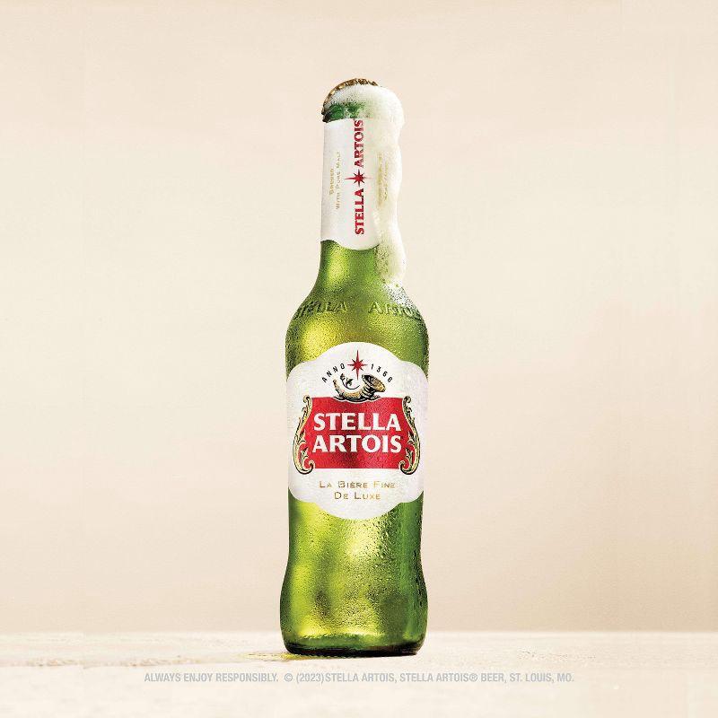 slide 2 of 12, Stella Artois Belgian Beer - 6pk/11.2 fl oz Bottles, 6 ct; 11.2 fl oz