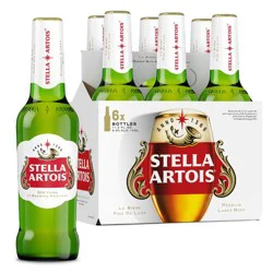 Stella Artois Premium Lager Beer - 6pk/11.2 fl oz Bottles