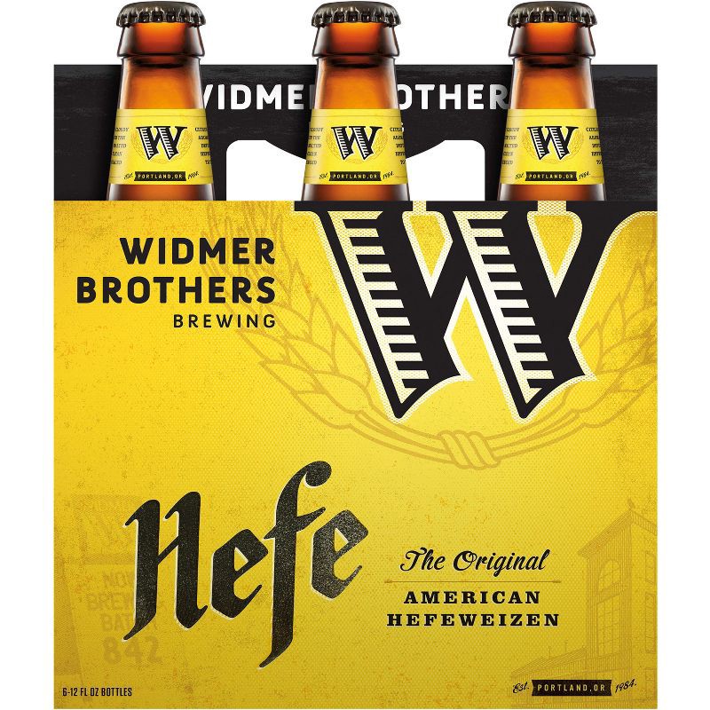 slide 2 of 8, Widmer Brothers Brewing Widmer Brothers Hefeweizen Beer - 6pk/12 fl oz Bottles, 6 ct; 12 fl oz