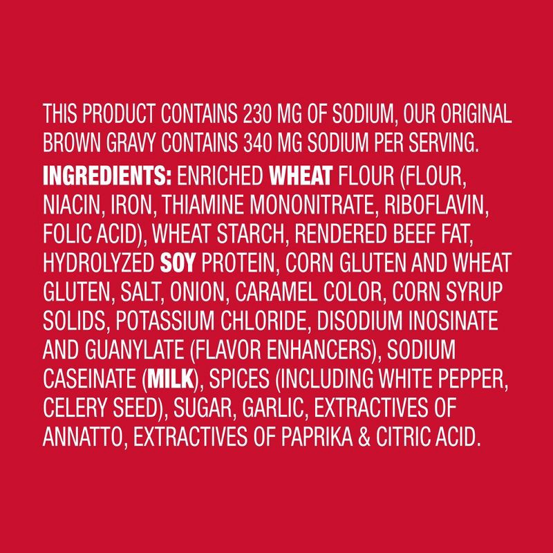 slide 11 of 21, McCormick 30% Less Sodium Brown Gravy Mix - 0.87oz, 0.87 oz