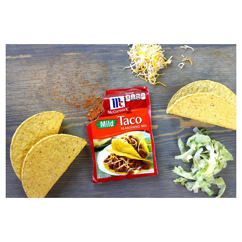 Mccormick Taco Seasoning Mix 30% Less Sodium - 1oz : Target