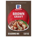 McCormick Brown Gravy Mix - 0.87oz: No Added MSG, No Artificial Flavors, No High Fructose Corn Syrup