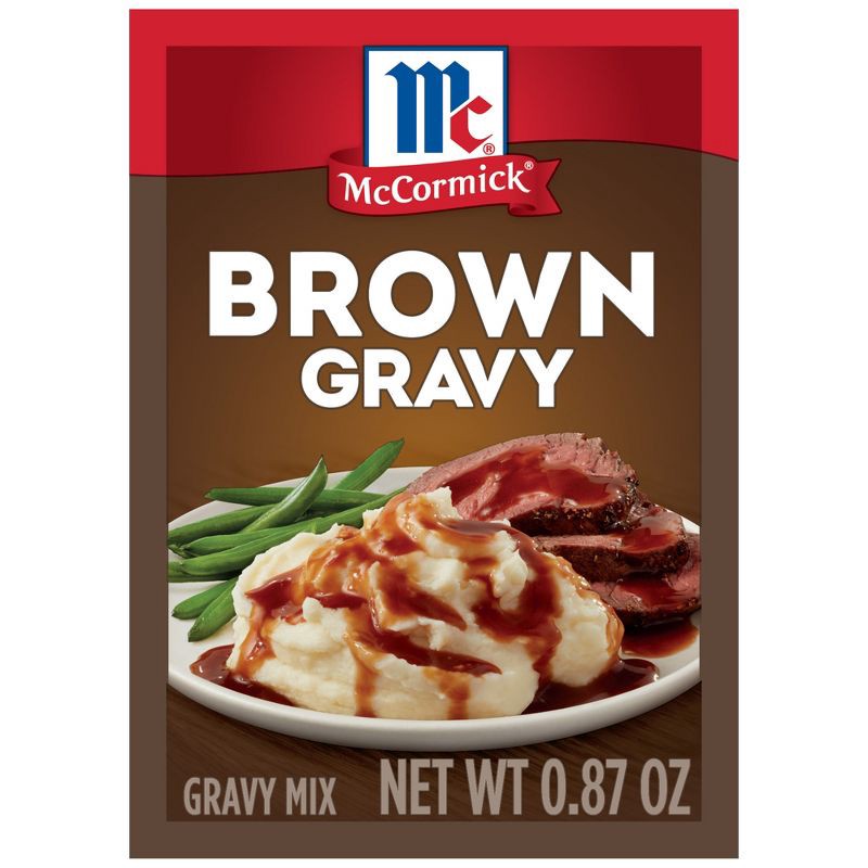 slide 1 of 22, McCormick Brown Gravy Mix - 0.87oz, 0.87 oz