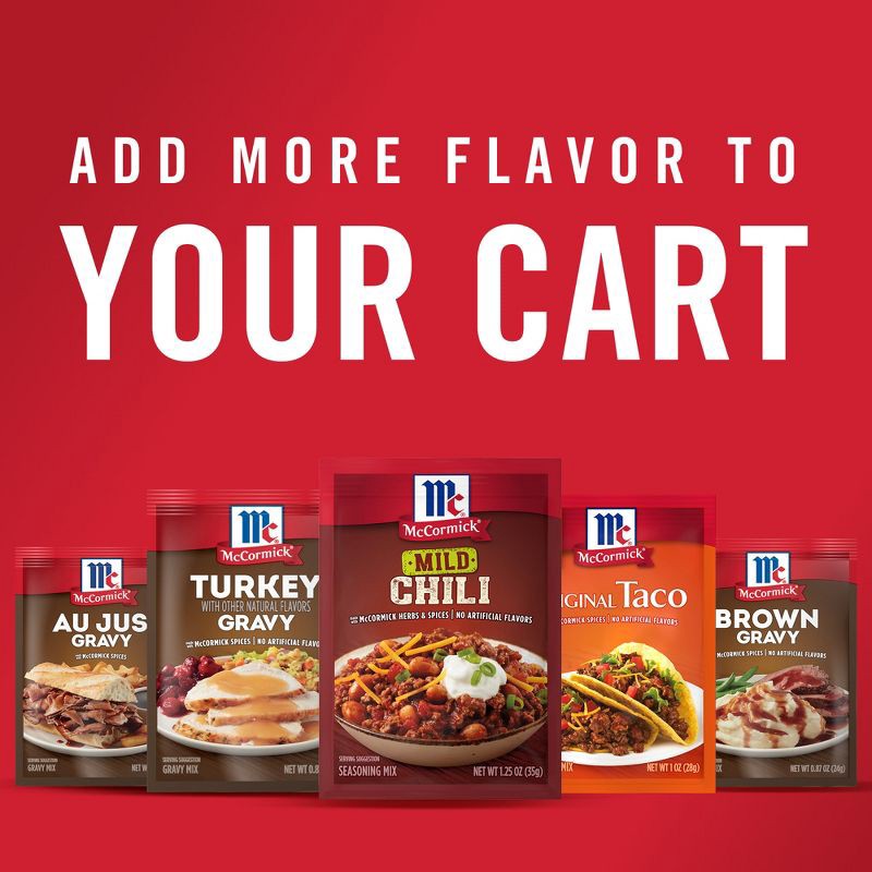 slide 18 of 18, McCormick Mild Chili Seasoning Mix - 1.25oz, 1.25 oz