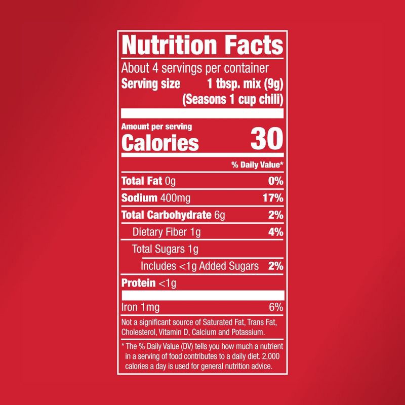 slide 11 of 18, McCormick Mild Chili Seasoning Mix - 1.25oz, 1.25 oz