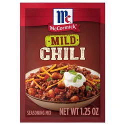 McCormick Mild Chili Seasoning Mix - 1.25oz