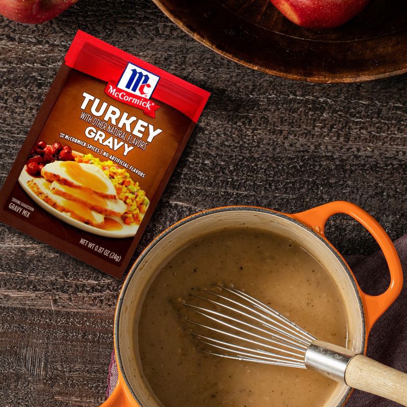 slide 5 of 22, McCormick Turkey Gravy Seasoning Mix - 0.87 oz, 0.87 oz