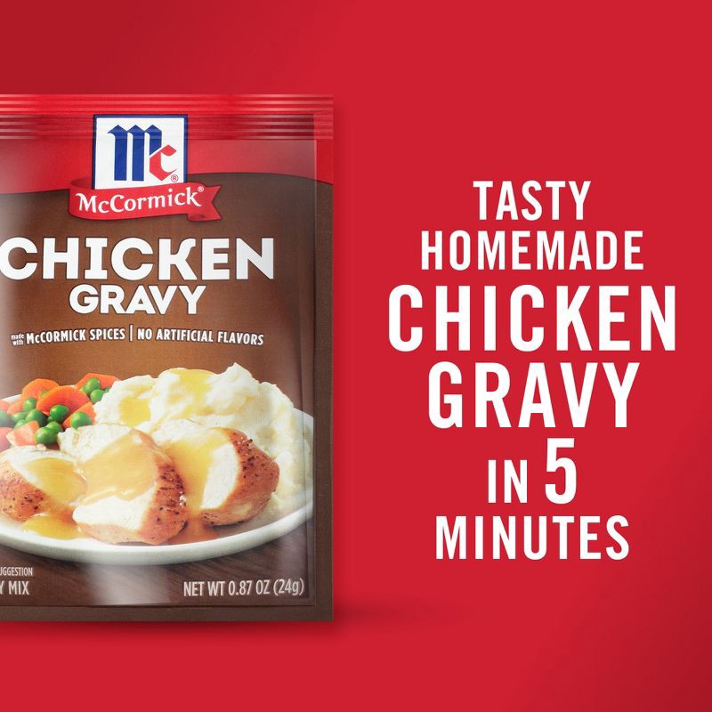 slide 12 of 19, McCormick Chicken Gravy Mix - 0.87oz, 0.87 oz