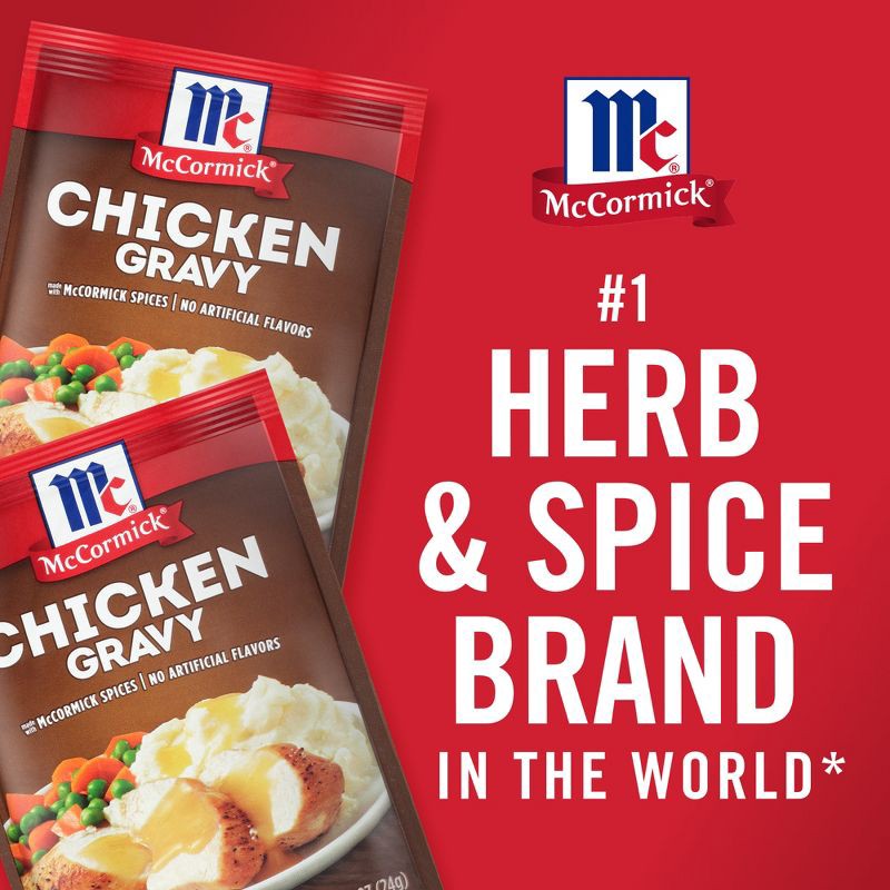 slide 8 of 19, McCormick Chicken Gravy Mix - 0.87oz, 0.87 oz
