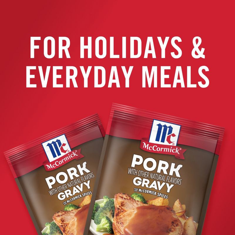 slide 13 of 21, McCormick Pork Gravy Seasoning Mix - 0.87 oz, 0.87 oz