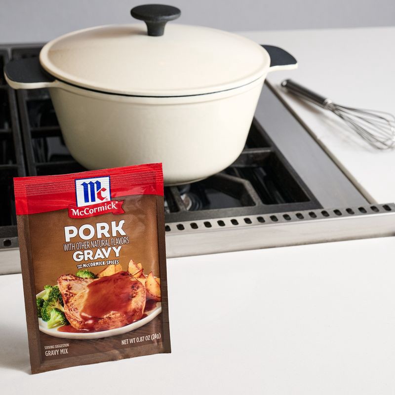 slide 18 of 21, McCormick Pork Gravy Seasoning Mix - 0.87 oz, 0.87 oz