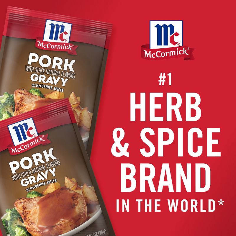slide 19 of 21, McCormick Pork Gravy Seasoning Mix - 0.87 oz, 0.87 oz
