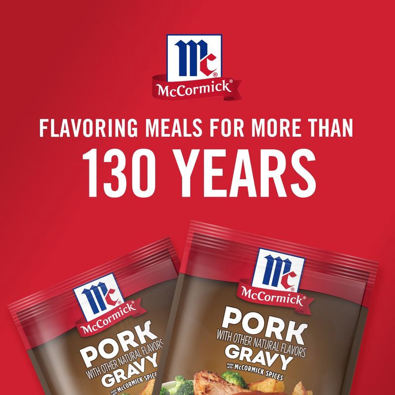 slide 20 of 21, McCormick Pork Gravy Seasoning Mix - 0.87 oz, 0.87 oz