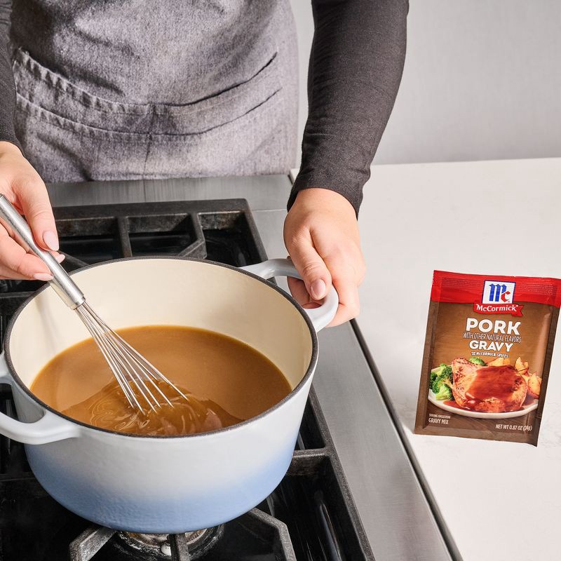 slide 6 of 21, McCormick Pork Gravy Seasoning Mix - 0.87 oz, 0.87 oz