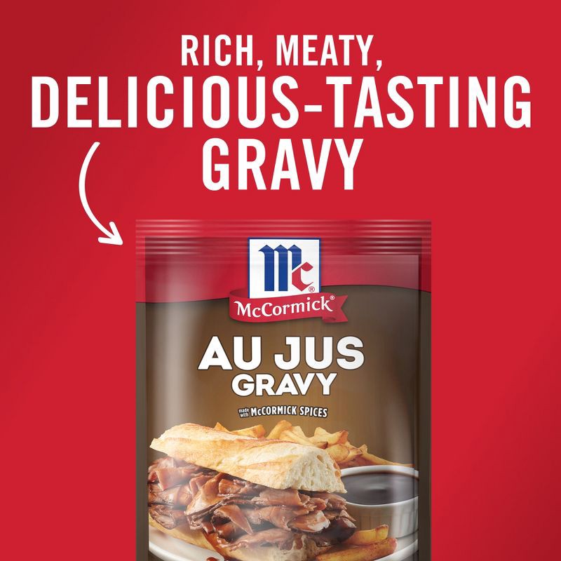 slide 12 of 21, McCormick Au Jus Gravy Seasoning Mix - 1oz, 1 oz