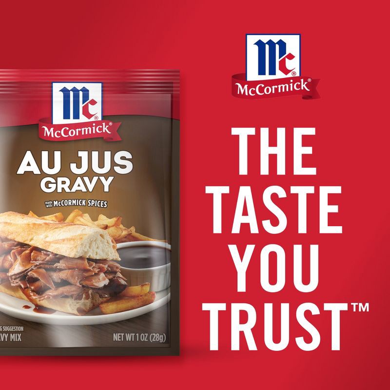 slide 8 of 21, McCormick Au Jus Gravy Seasoning Mix - 1oz, 1 oz