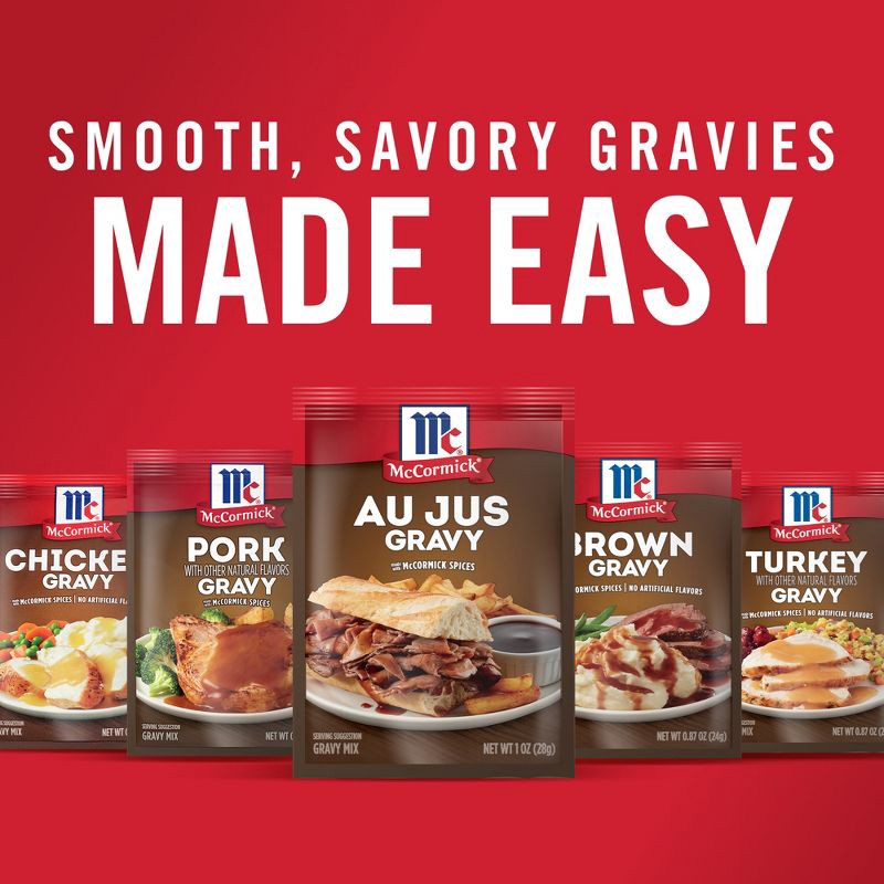 slide 10 of 21, McCormick Au Jus Gravy Seasoning Mix - 1oz, 1 oz