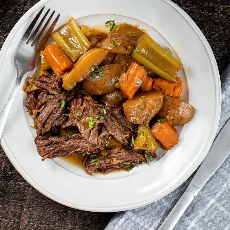 slide 6 of 11, McCormick Slow Cooker Savory Pot Roast Seasoning Mix - 1.3 oz, 1.3 oz