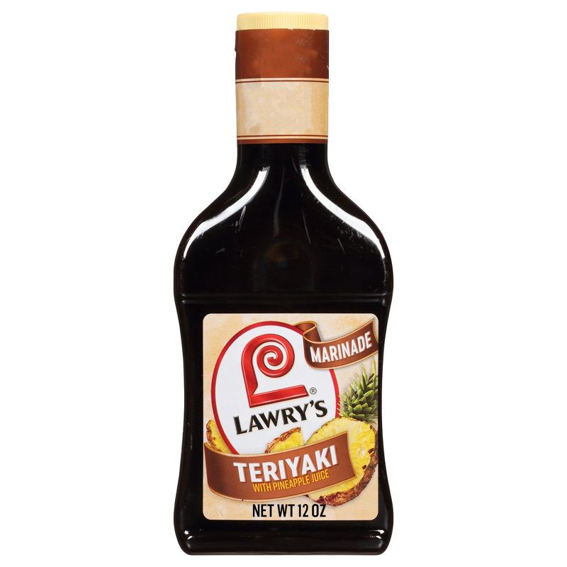 slide 1 of 22, Lawry's Teriyaki With Pineapple Juice Marinade - 12 fl oz, 12 fl oz