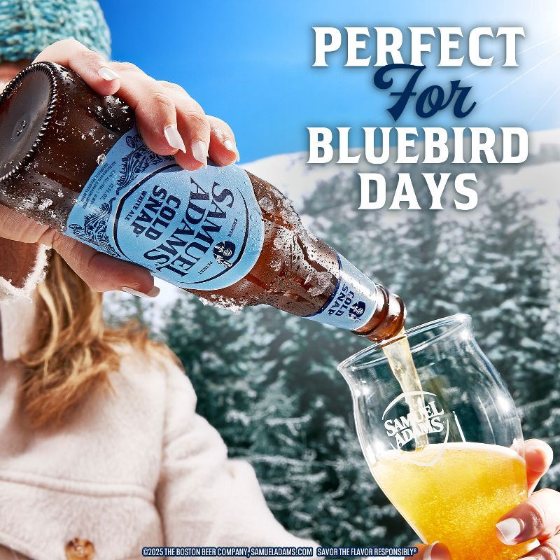 slide 5 of 9, Samuel Adams Cold Snap White Ale Seasonal Beer - 12pk/12 fl oz Bottles, 12 ct; 12 fl oz