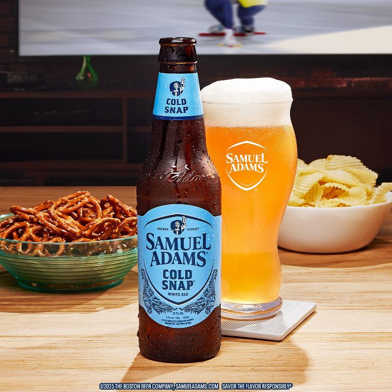 slide 8 of 9, Samuel Adams Cold Snap White Ale Seasonal Beer - 12pk/12 fl oz Bottles, 12 ct; 12 fl oz