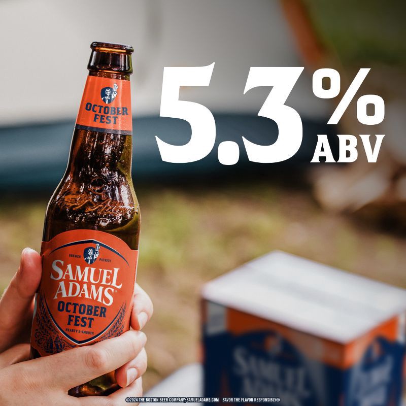 slide 4 of 9, Samuel Adams Octoberfest Seasonal Beer - 6pk/12 fl oz Bottles, 6 ct; 12 fl oz