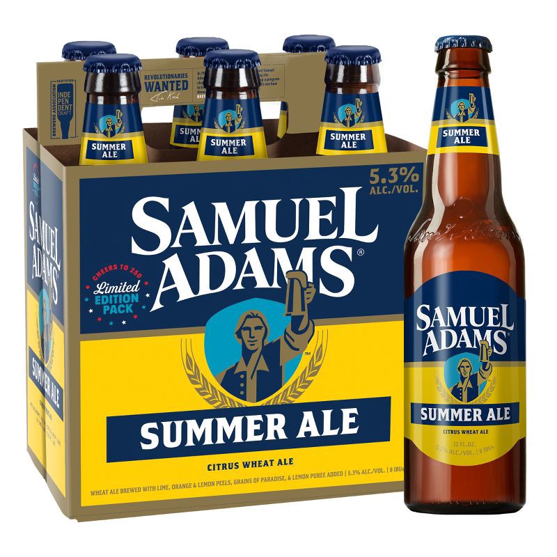 slide 1 of 11, Samuel Adams Seasonal Beer - 6pk/12 fl oz Bottles, 6 ct; 12 fl oz