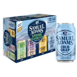 Samuel Adams Spring Favorites Seasonal Variety Pack - 12pk/12 fl oz Cans