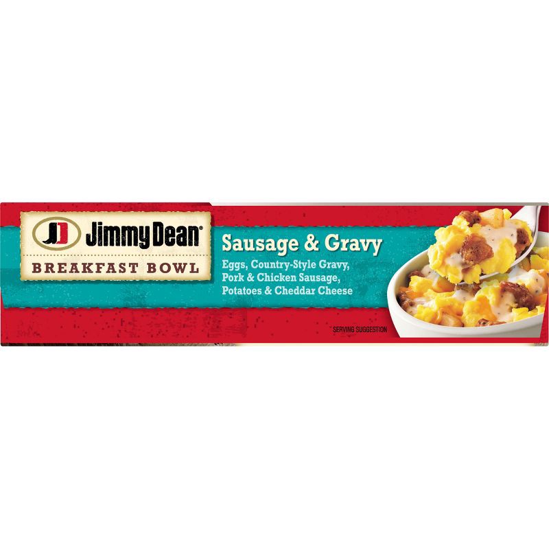 slide 8 of 9, Jimmy Dean Frozen Sausage & Gravy Breakfast Bowl - 7oz, 7 oz