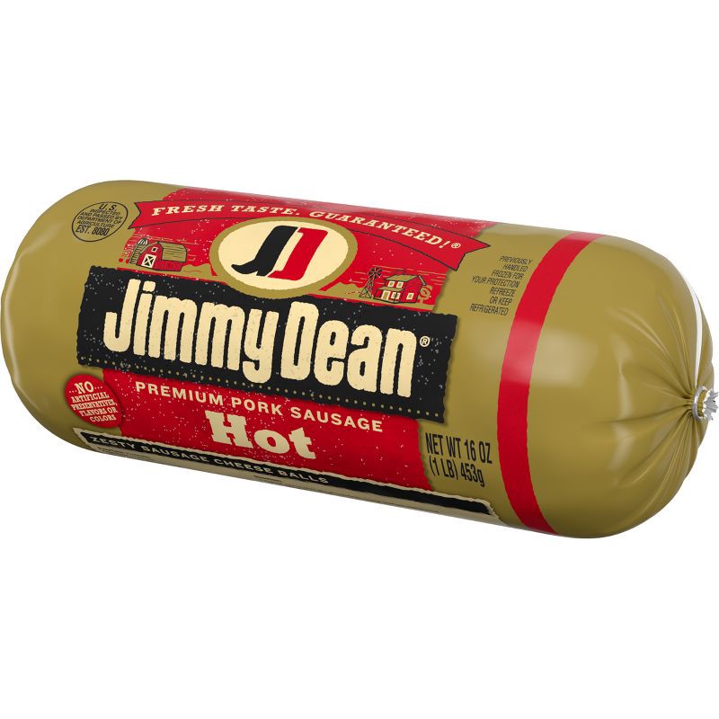 slide 6 of 6, Jimmy Dean Hot Pork Sausage Roll - 16oz, 16 oz