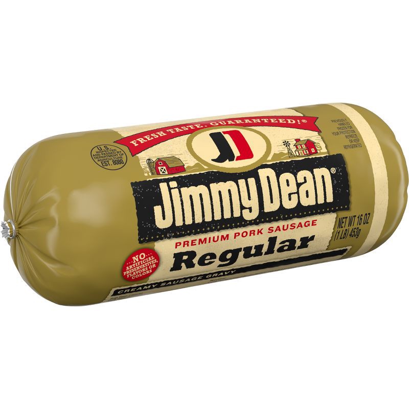 slide 5 of 6, Jimmy Dean Regular Pork Sausage Roll - 16oz, 16 oz