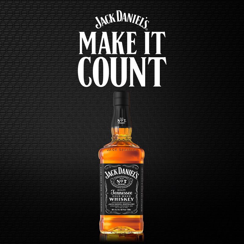 slide 5 of 12, Jack Daniel's Old No. 7 Tennessee Whiskey - 750ml Bottle, 750 ml