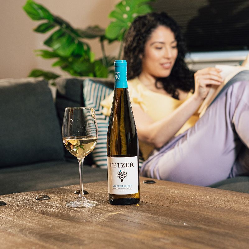 slide 4 of 9, Fetzer Gewürztraminer White Wine - 750ml Bottle, 750 ml