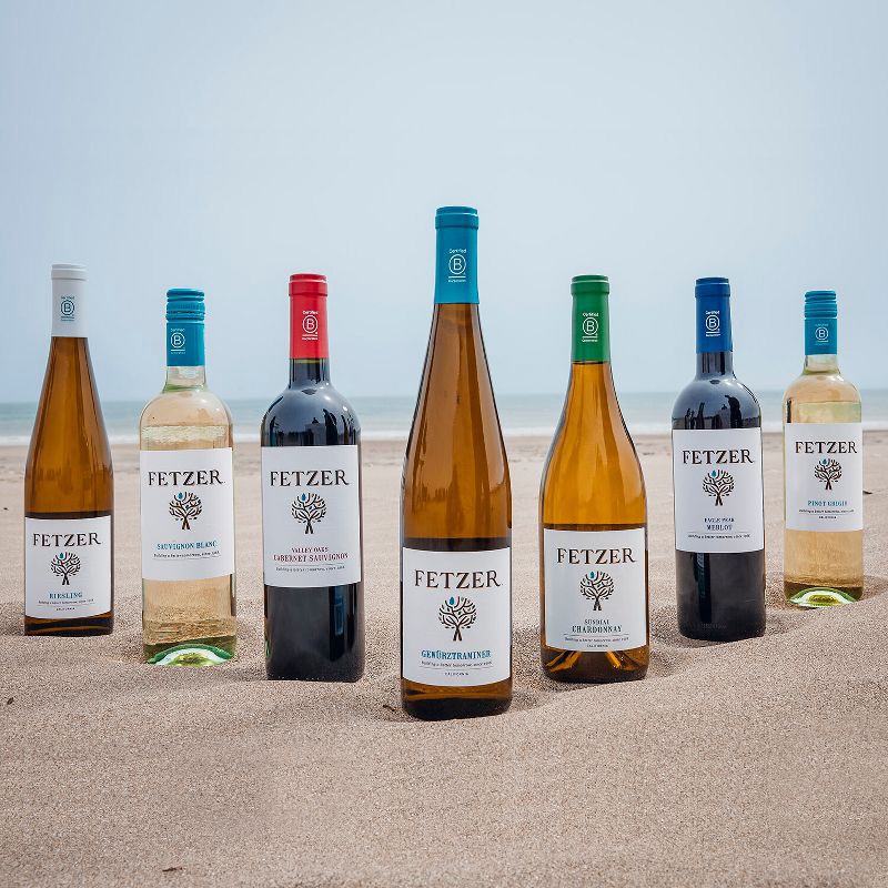 slide 9 of 9, Fetzer Gewürztraminer White Wine - 750ml Bottle, 750 ml