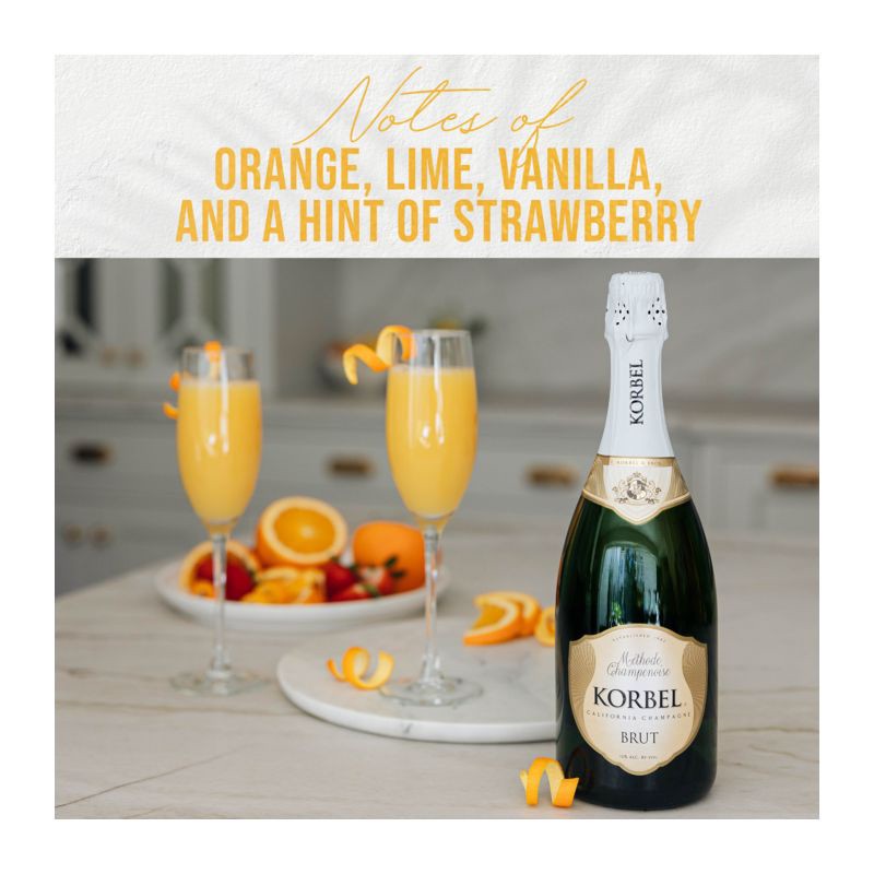 slide 3 of 11, Korbel Brut Champagne - 750ml Bottle, 750 ml