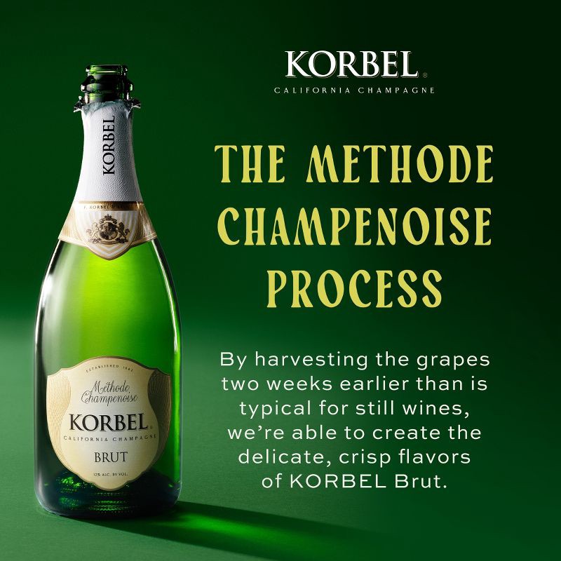 slide 5 of 11, Korbel Brut Champagne - 750ml Bottle, 750 ml